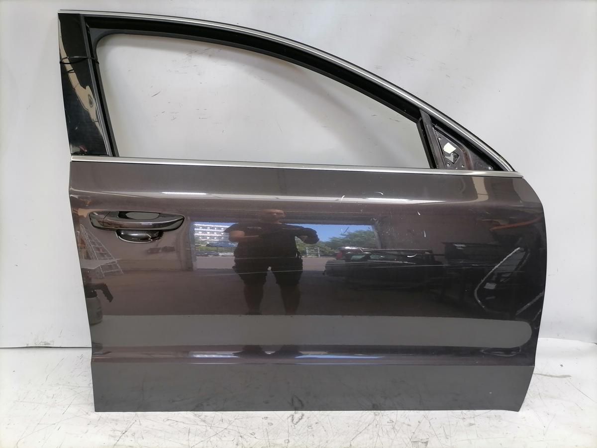 Skoda Superb 2 3T original T&uuml;r vorn rechts LF8M Moccabraun Rohbau Bj.2009